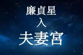 廉貞星在夫妻宮